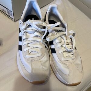 Adidas Run 70s White and Black Shoes